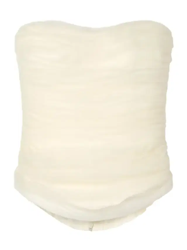 Milo Organza And Grosgrain-trimmed Ruched Tulle Bustier Top