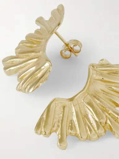 YSSO Crescent Sun Gold-plated Earrings | Thumbnail 3 YSSO Crescent Sun Gold-plated Earrings | Thumbnail 3