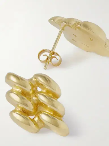 YSSO Mini Chain Link Gold-plated Earrings | Thumbnail 3 YSSO Mini Chain Link Gold-plated Earrings | Thumbnail 3