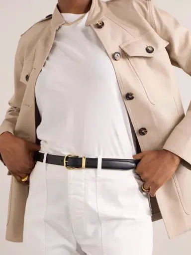 Nili Lotan Louise Leather Belt | Thumbnail 2 Nili Lotan Louise Leather Belt | Thumbnail 2