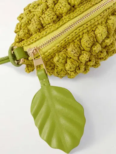 Loewe + Paula's Ibiza Lemon Leather-trimmed Raffia Coin Purse - - One size | Thumbnail 4 Loewe + Paula's Ibiza Lemon Leather-trimmed Raffia Coin Purse - - One size | Thumbnail 4