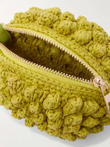 Loewe + Paula's Ibiza Lemon Leather-trimmed Raffia Coin Purse - - One size | Thumbnail 5 Loewe + Paula's Ibiza Lemon Leather-trimmed Raffia Coin Purse - - One size | Thumbnail 5