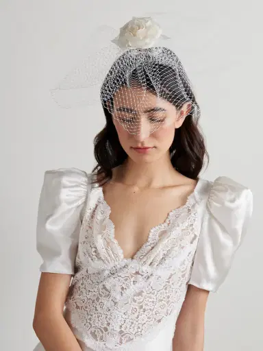 Rodarte Embellished Silk-tulle Veil | Thumbnail 2
