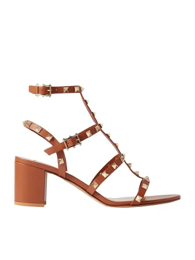 Rockstud 55 Leather Sandals