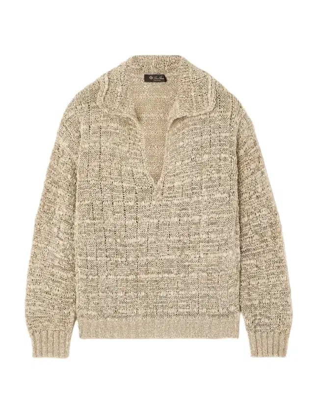 Loro Piana Open-knit Silk Sweater