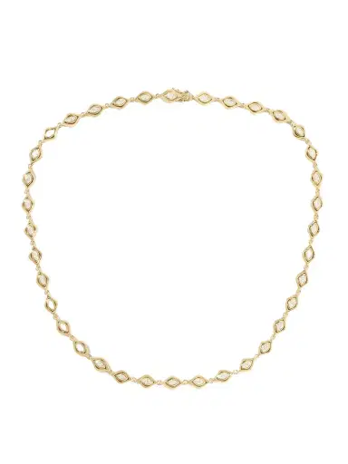 Sydney Evan Evil Eye Eternity 14-karat Gold Diamond Necklace | Thumbnail 1 Sydney Evan Evil Eye Eternity 14-karat Gold Diamond Necklace | Thumbnail 1