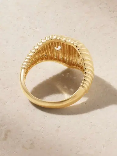 Yvonne Léon Chevaliere Berlingot 9-karat Gold Topaz Signet Ring | Thumbnail 3 Yvonne Léon Chevaliere Berlingot 9-karat Gold Topaz Signet Ring | Thumbnail 3