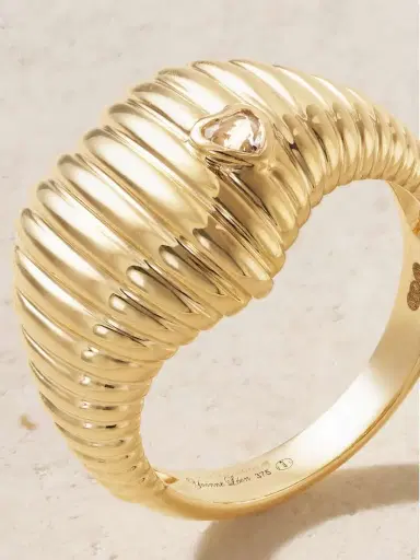 Yvonne Léon Chevaliere Berlingot 9-karat Gold Topaz Signet Ring | Thumbnail 4 Yvonne Léon Chevaliere Berlingot 9-karat Gold Topaz Signet Ring | Thumbnail 4