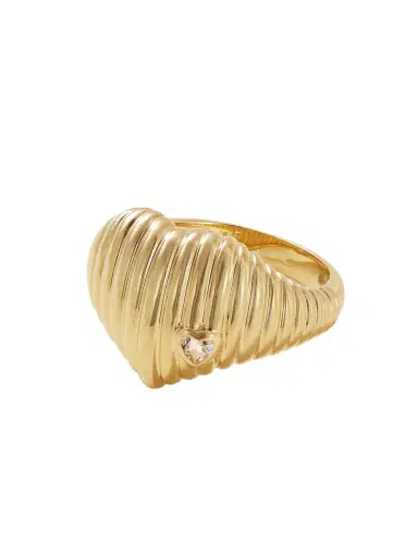 Yvonne Léon Chevaliere Berlingot 9-karat Gold Topaz Signet Ring | Thumbnail 1 Yvonne Léon Chevaliere Berlingot 9-karat Gold Topaz Signet Ring | Thumbnail 1