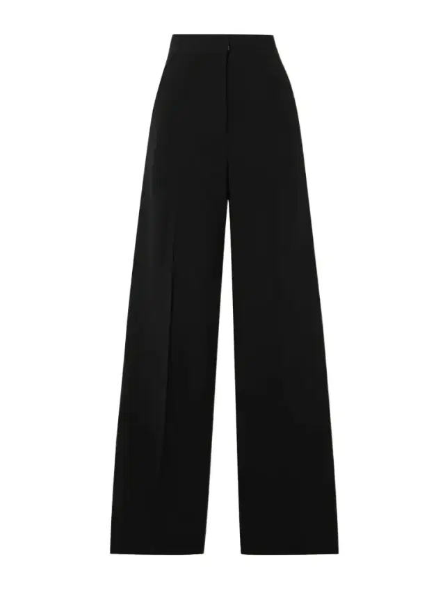 + Net Sustain Stretch-merino Wool Wide-leg Pants