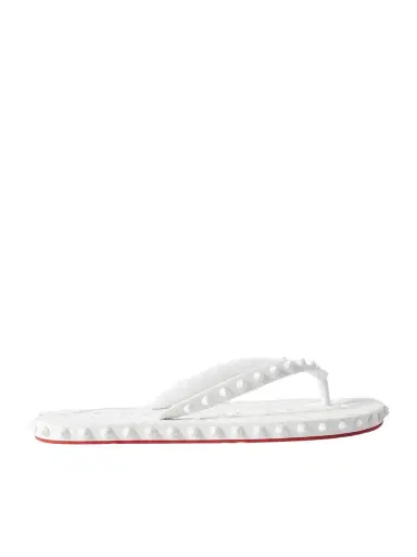 Christian Louboutin Super Loubi Studded Rubber Flip Flops | Thumbnail 1 Christian Louboutin Super Loubi Studded Rubber Flip Flops | Thumbnail 1