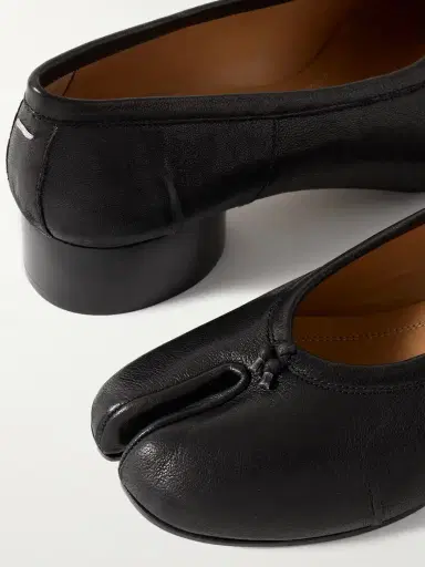 Maison Margiela Tabi Ballerina Split-toe Leather Pumps | Thumbnail 4