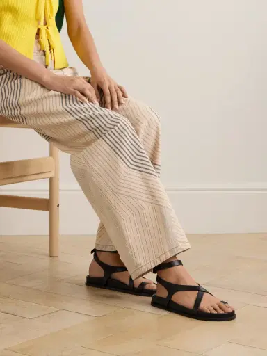 A Emery Jalen Slim Leather Sandals | Thumbnail 2 A Emery Jalen Slim Leather Sandals | Thumbnail 2