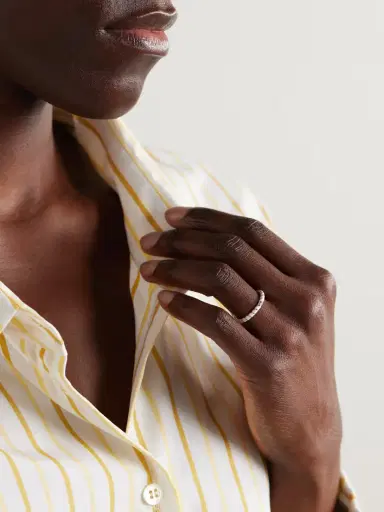 Yvonne Léon 9-karat Gold, Diamond And Enamel Ring | Thumbnail 2