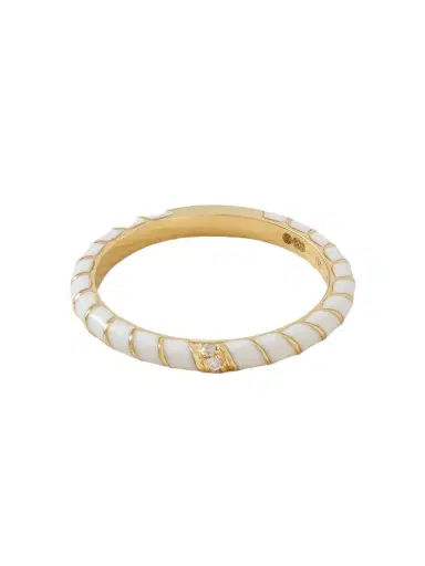 Yvonne Léon 9-karat Gold, Diamond And Enamel Ring | Thumbnail 1