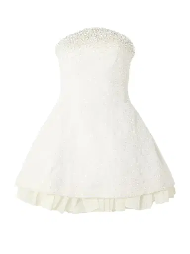 Clio Peppiatt Olympia Strapless Embellished Stretch-tulle Mini Dress | Thumbnail 1