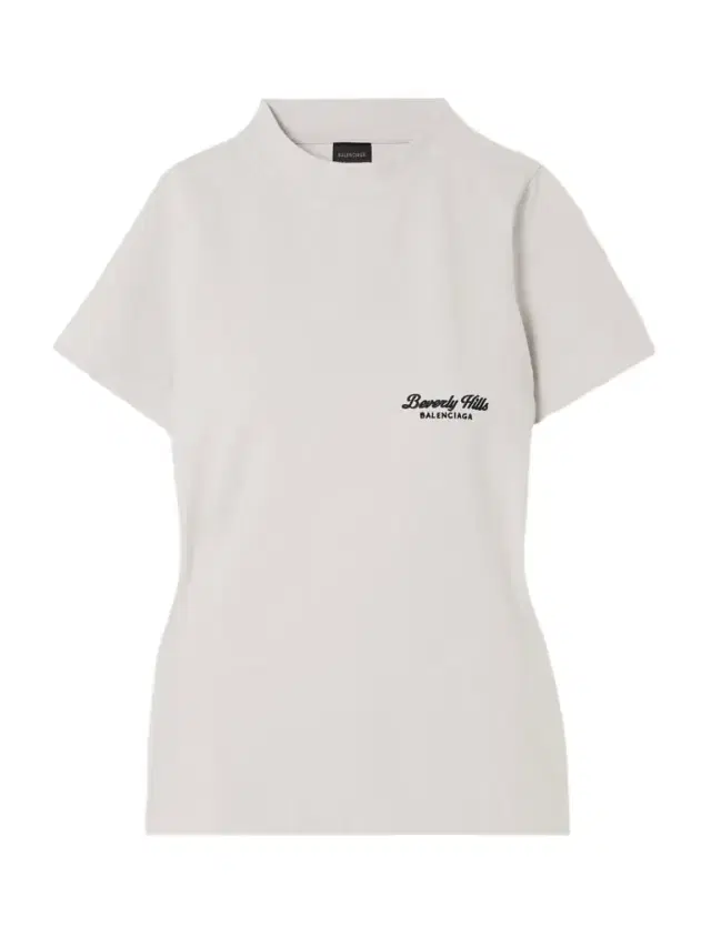 Embroidered Stretch-cotton T-shirt