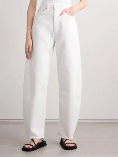 AGOLDE Luna Frayed High-rise Barrel-leg Jeans | Thumbnail 3 AGOLDE Luna Frayed High-rise Barrel-leg Jeans | Thumbnail 3