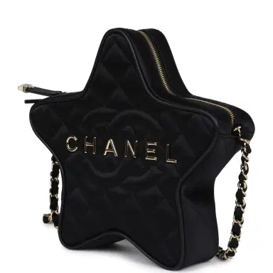 Chanel Chanel Star Bag Black Satin Light Gold Hardware | Thumbnail 5 Chanel Chanel Star Bag Black Satin Light Gold Hardware | Thumbnail 5
