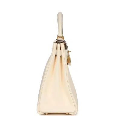 HERMÈS Pre-owned Hermes Kelly Retourne 32 Nata Clemence Gold Hardware | Thumbnail 3