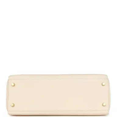 HERMÈS Pre-owned Hermes Kelly Retourne 32 Nata Clemence Gold Hardware | Thumbnail 6