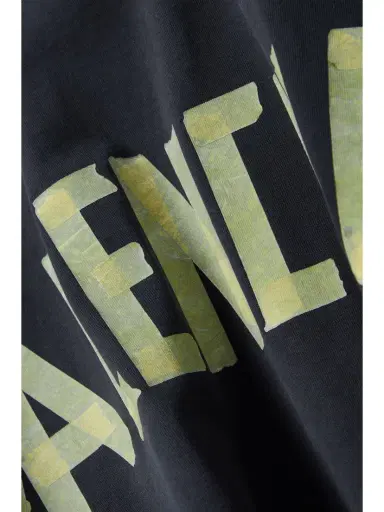 Balenciaga Oversized Distressed Printed Cotton-jersey T-shirt | Thumbnail 4