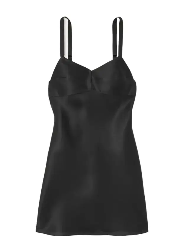 The Eli Silk-twill Mini Dress