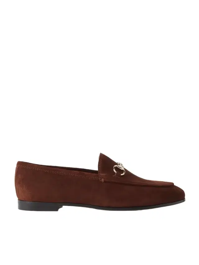 Jordaan Horsebit-detailed Suede Loafers
