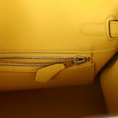 HERMÈS Hermes Birkin 25 Jaune de Naples Swift Palladium Hardware | Thumbnail 9 HERMÈS Hermes Birkin 25 Jaune de Naples Swift Palladium Hardware | Thumbnail 9