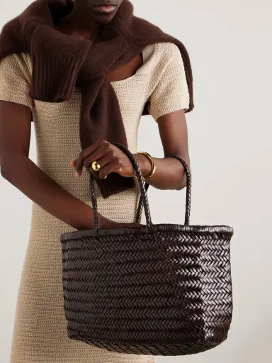 Dragon Diffusion Bamboo Triple Jump Woven Leather Tote | Thumbnail 2 Dragon Diffusion Bamboo Triple Jump Woven Leather Tote | Thumbnail 2