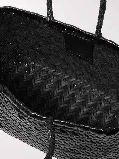 Dragon Diffusion Bamboo Triple Jump Small Woven Leather Tote | Thumbnail 5