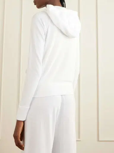 James Perse French Cotton-terry Hoodie | Thumbnail 4 James Perse French Cotton-terry Hoodie | Thumbnail 4