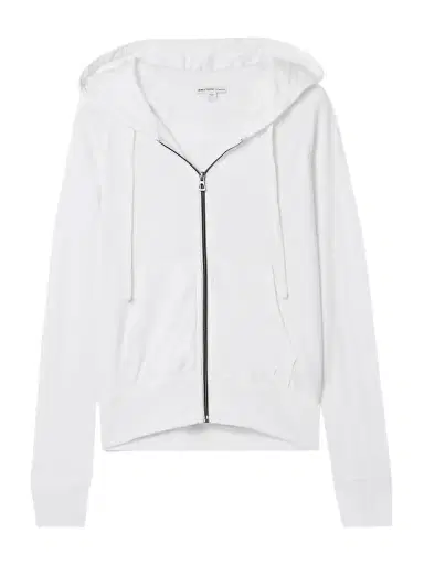 James Perse French Cotton-terry Hoodie | Thumbnail 1 James Perse French Cotton-terry Hoodie | Thumbnail 1