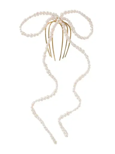 Completedworks Gold-plated Pearl Hair Comb | Thumbnail 1