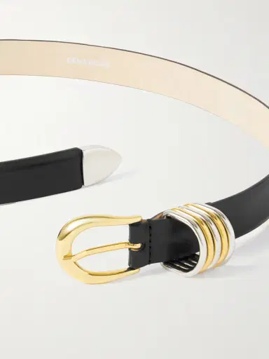 Déhanche Hollyhock Embellished Leather Belt | Thumbnail 3