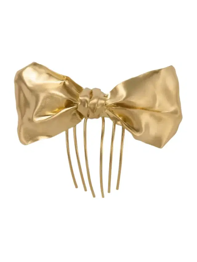 Completedworks plated Bow Hair Comb