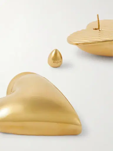 Alaïa Bombe Gold-tone Earrings | Thumbnail 3