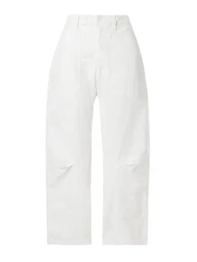 Nili Lotan Shon Cotton-blend Twill Tapered Pants | Thumbnail 1