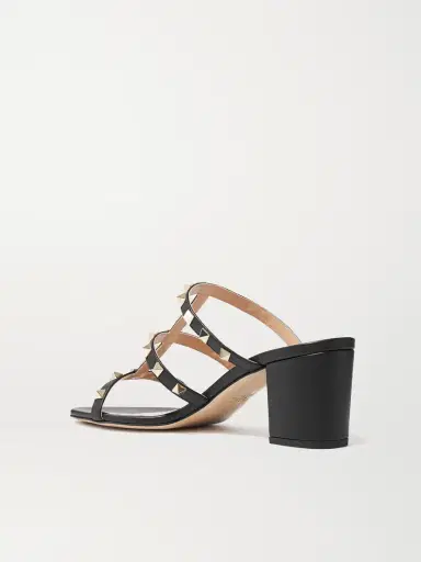 Valentino Garavani Rockstud 60 Leather Mules | Thumbnail 3 Valentino Garavani Rockstud 60 Leather Mules | Thumbnail 3