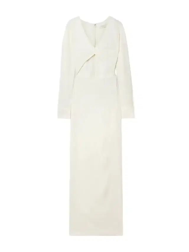 Cutout Crepe Maxi Dress