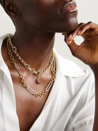 Foundrae 18-karat Gold Diamond Necklace | Thumbnail 5