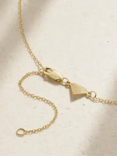 Alison Lou Mama 14-karat Gold Diamond Necklace | Thumbnail 3 Alison Lou Mama 14-karat Gold Diamond Necklace | Thumbnail 3