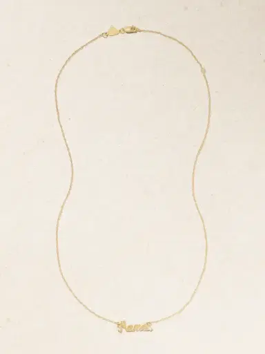 Alison Lou Mama 14-karat Gold Diamond Necklace | Thumbnail 4 Alison Lou Mama 14-karat Gold Diamond Necklace | Thumbnail 4