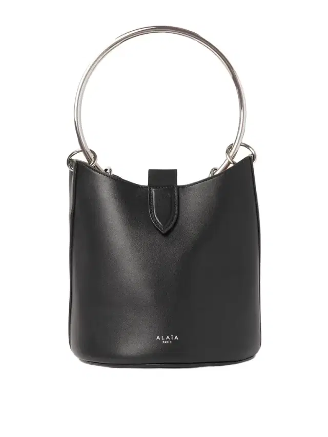 Ring Leather Bucket Bag