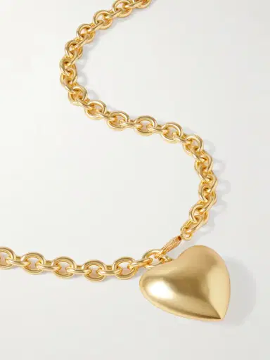 Roxanne Assoulin Heart & Soul Gold-tone Necklace | Thumbnail 4 Roxanne Assoulin Heart & Soul Gold-tone Necklace | Thumbnail 4