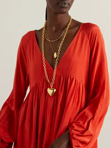 Roxanne Assoulin Heart & Soul Gold-tone Necklace | Thumbnail 5 Roxanne Assoulin Heart & Soul Gold-tone Necklace | Thumbnail 5