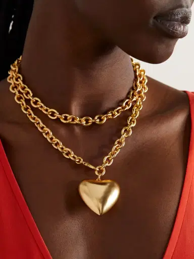 Roxanne Assoulin Heart & Soul Gold-tone Necklace | Thumbnail 6 Roxanne Assoulin Heart & Soul Gold-tone Necklace | Thumbnail 6