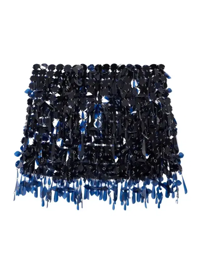 Assemblage Sequined Mini Skirt