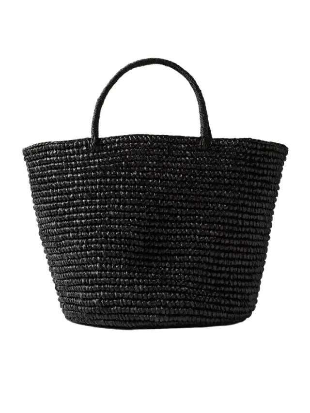 SENSI STUDIO Large Straw Tote
