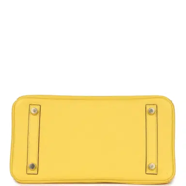 HERMÈS Hermes Birkin 25 Jaune de Naples Togo Gold Hardware | Thumbnail 6 HERMÈS Hermes Birkin 25 Jaune de Naples Togo Gold Hardware | Thumbnail 6